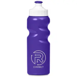 Altitude Baltic Plastic Water Bottle Purple Branded Image